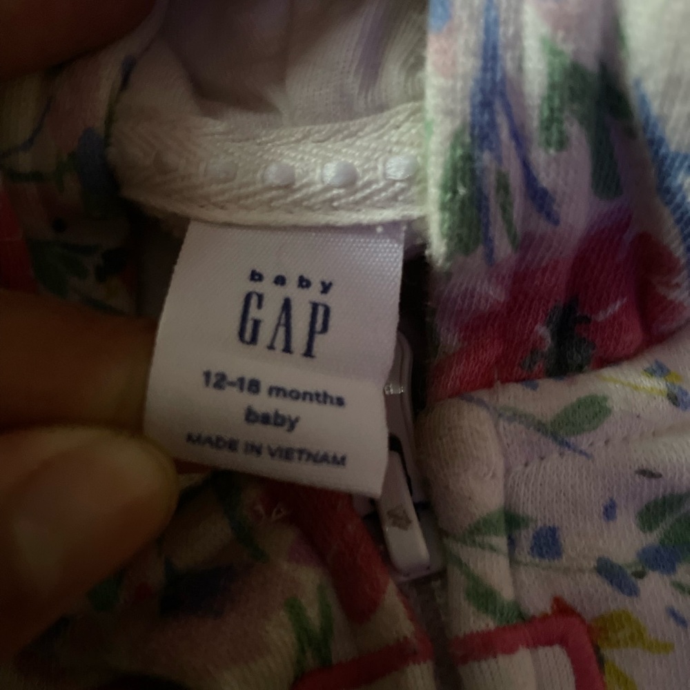 GAP Baby Multicolor Floral Outfit